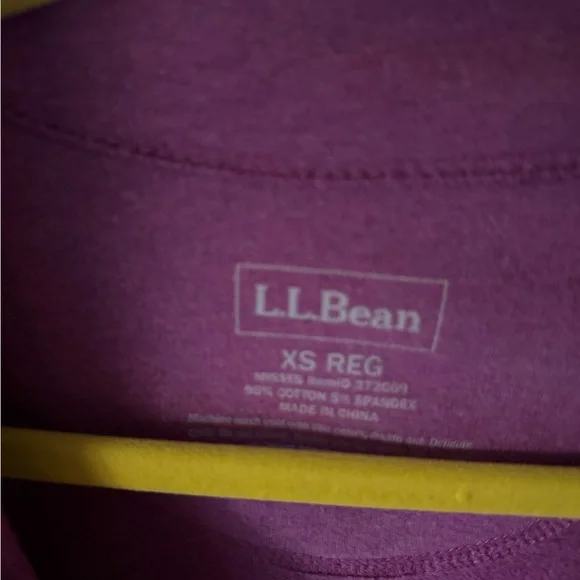 L.L. Bean Plum Fleece Jacket Soft and Stretchy - Picture 5 of 8